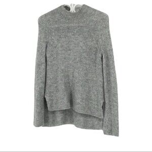Golden by TNA grey ribbed knit long sleeve knit sweater  XXS